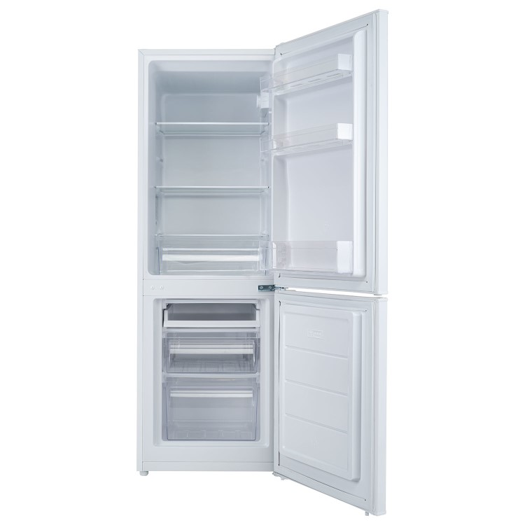 electriQ 168 Litre 70/30 Freestanding Fridge Freezer - White - Image 2