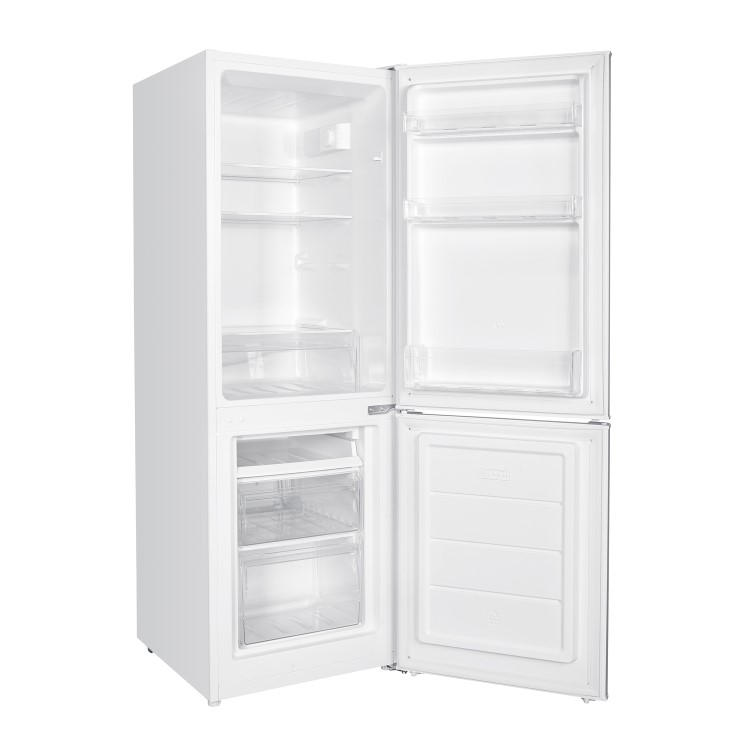 electriQ 168 Litre 70/30 Freestanding Fridge Freezer - White - Image 4