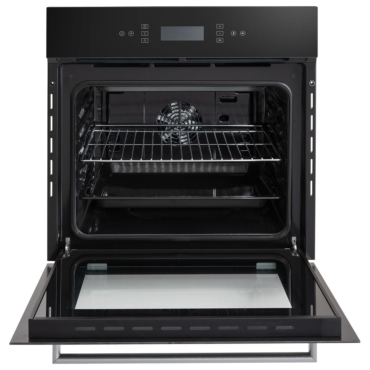 electriQ Electric Single Oven with Touch Controls - Black - Image 3