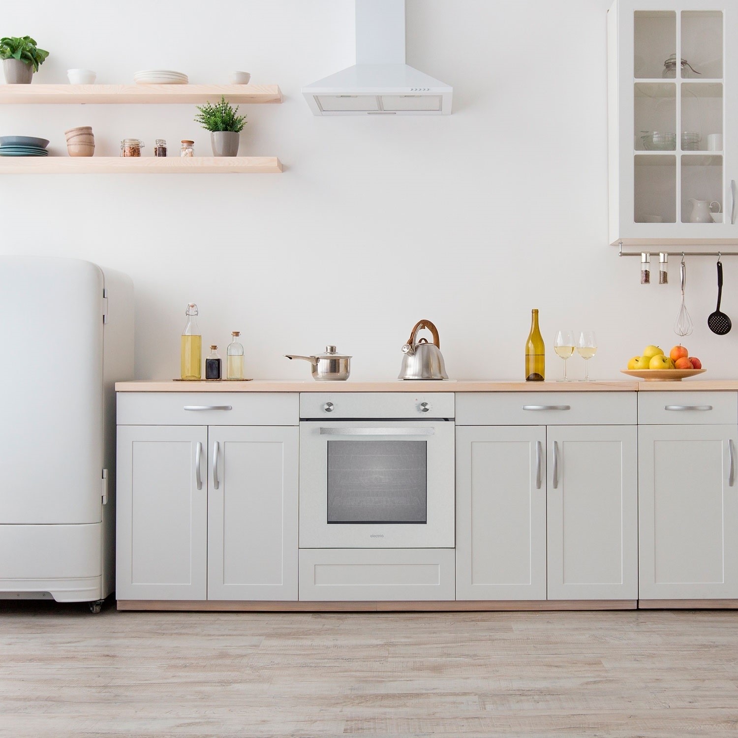 electriQ Electric Single Oven - White - Image 2