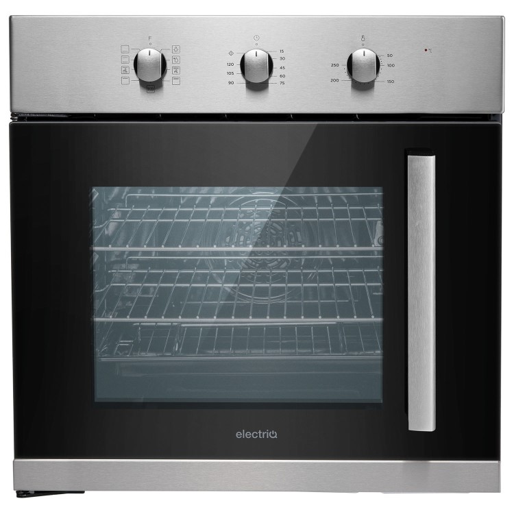 electriQ Fan Assisted Single Oven with Side Opening Door - Stainless Steel