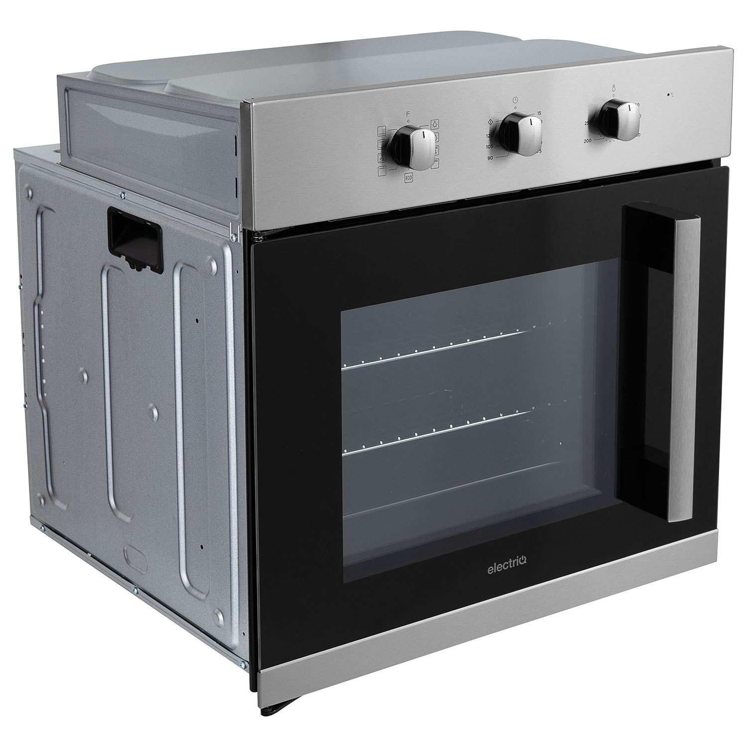 electriQ Fan Assisted Single Oven with Side Opening Door - Stainless Steel - Image 6