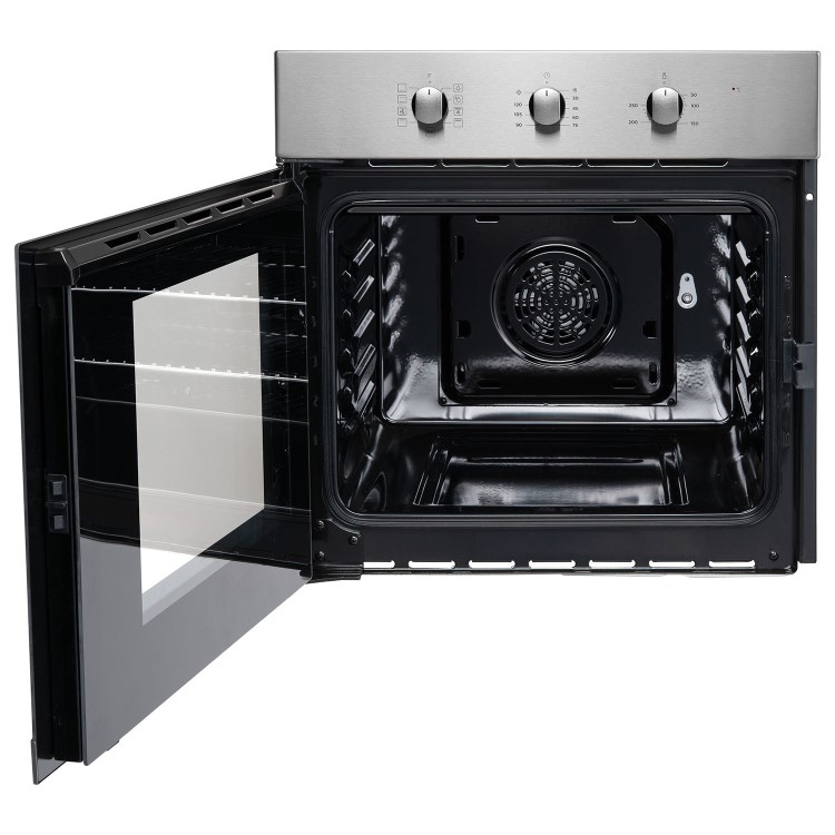 electriQ Fan Assisted Single Oven with Side Opening Door - Stainless Steel - Image 4