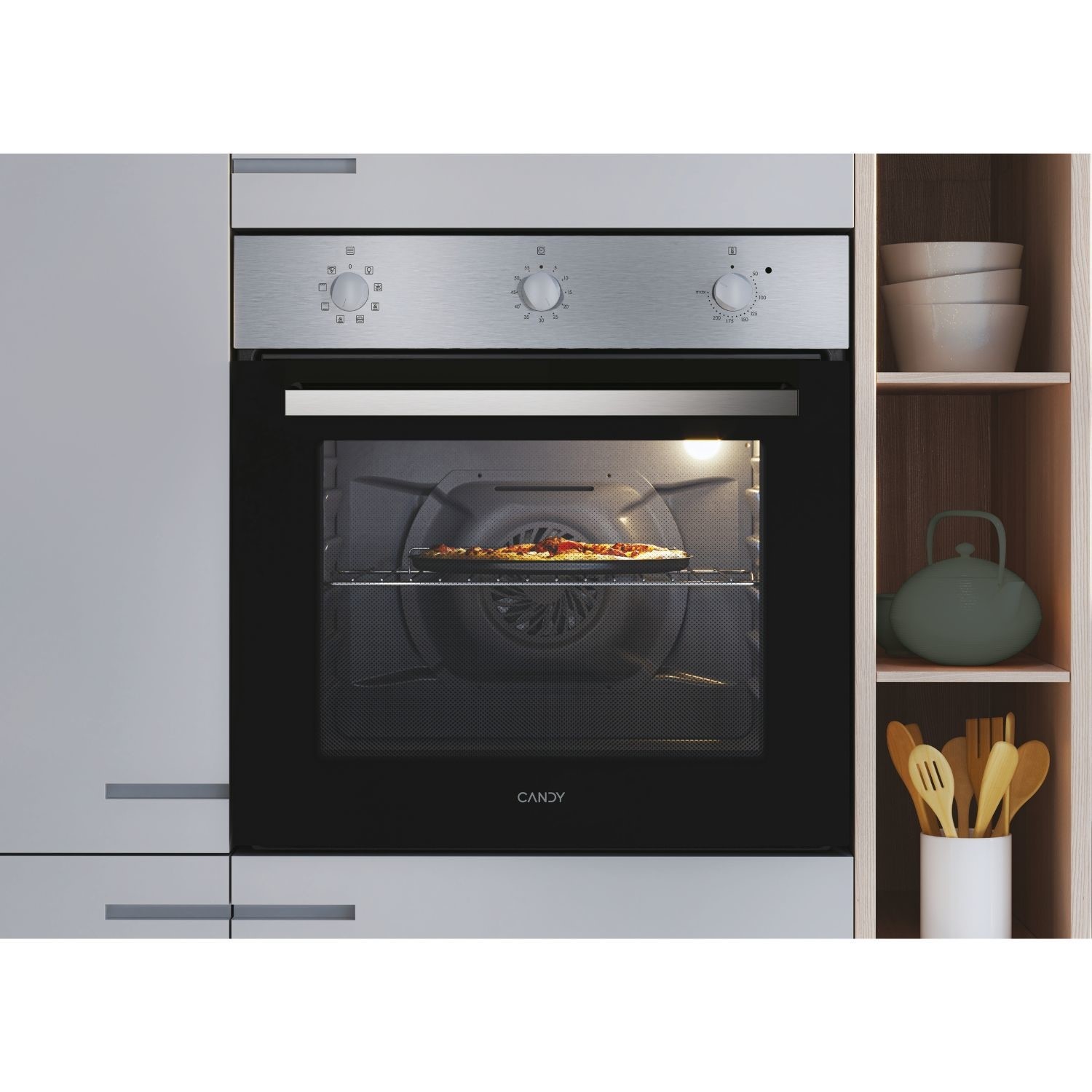 Candy FIDCX602CA Electric Single Oven - Stainless Steel - Image 5