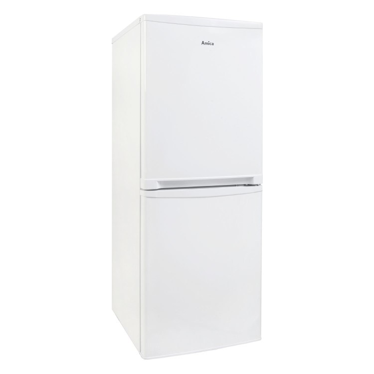 Amica 153 Litre 50/50 Freestanding Fridge Freezer - White - Image 2
