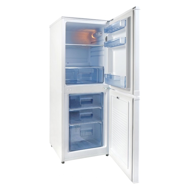 Amica 153 Litre 50/50 Freestanding Fridge Freezer - White - Image 7