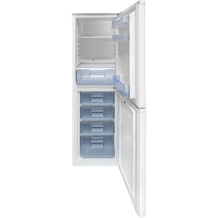 Amica 195 Litre 50/50 Freestanding Fridge Freezer - White - Image 2
