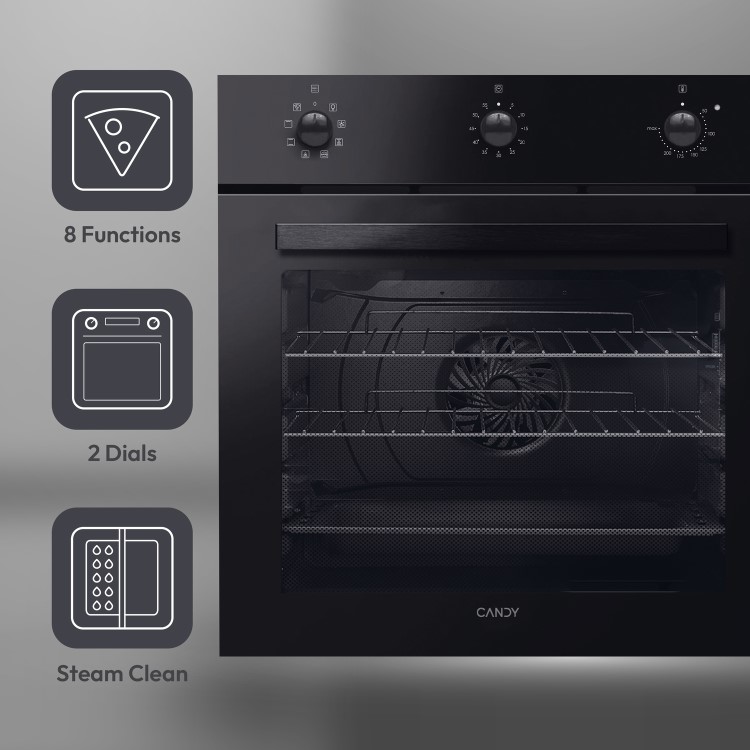 Candy FMCIDCN602CA Electric Single Oven - Black - Image 5