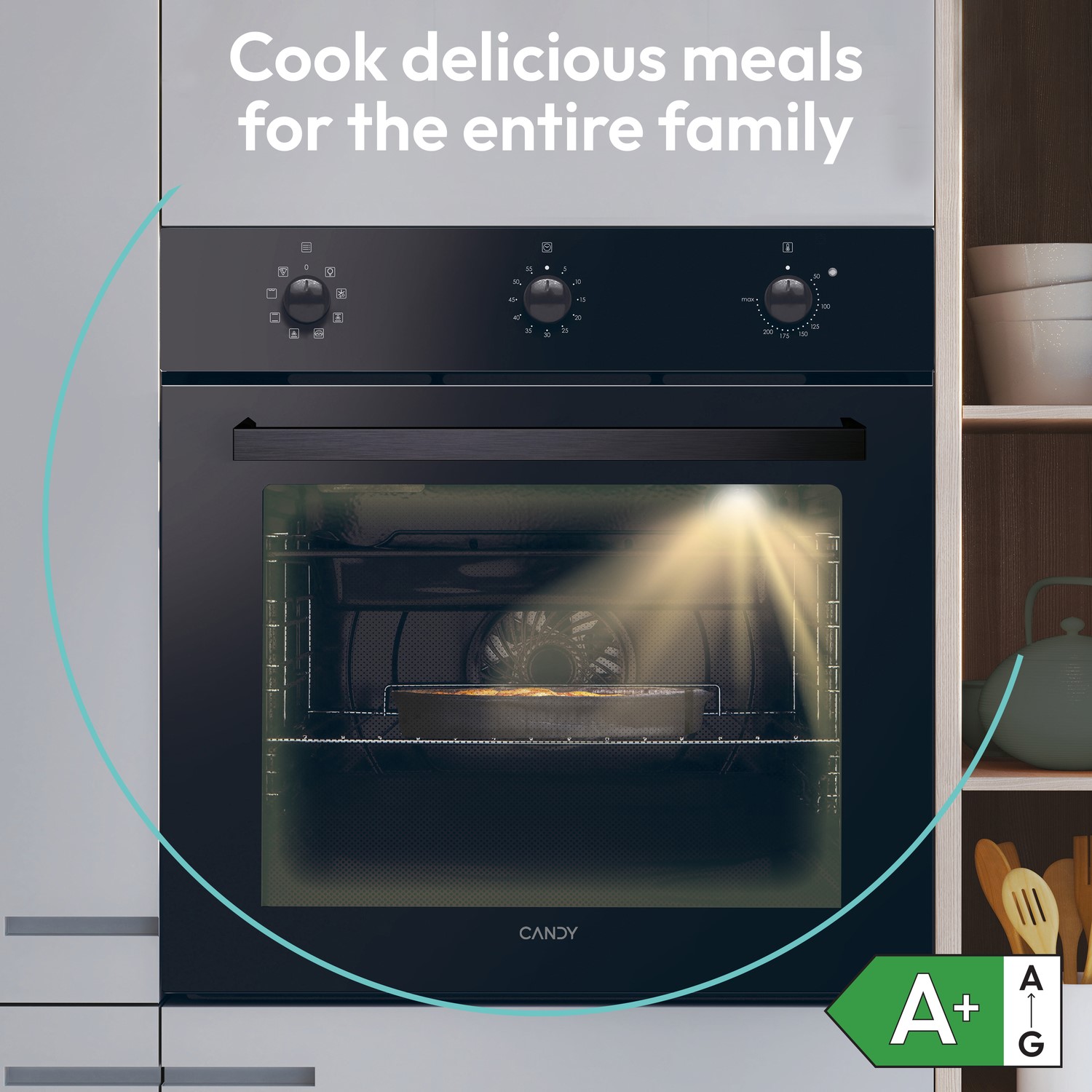 Candy FMCIDCN602CA Electric Single Oven - Black - Image 5