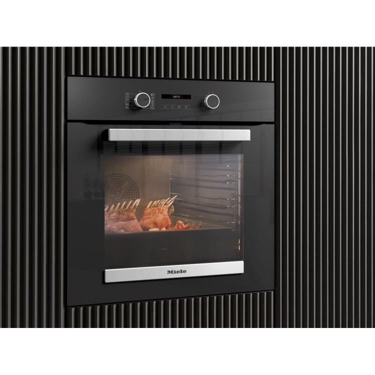 Miele H2467BP Electric Single Oven - Black - Image 2