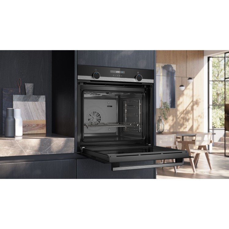 Siemens iQ500 HB537GBS3B Electric Single Oven - Stainless Steel - Image 4