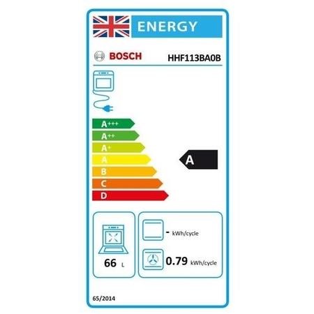 Bosch Series 2 HHF113BA0B Electric Single Oven - Black - Image 2