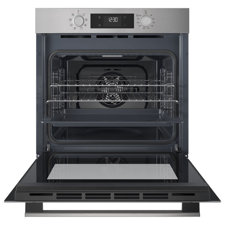 Hotpoint Class 2 HO255HXUK Electric Fan Assisted Single Oven - Stainless - Image 2