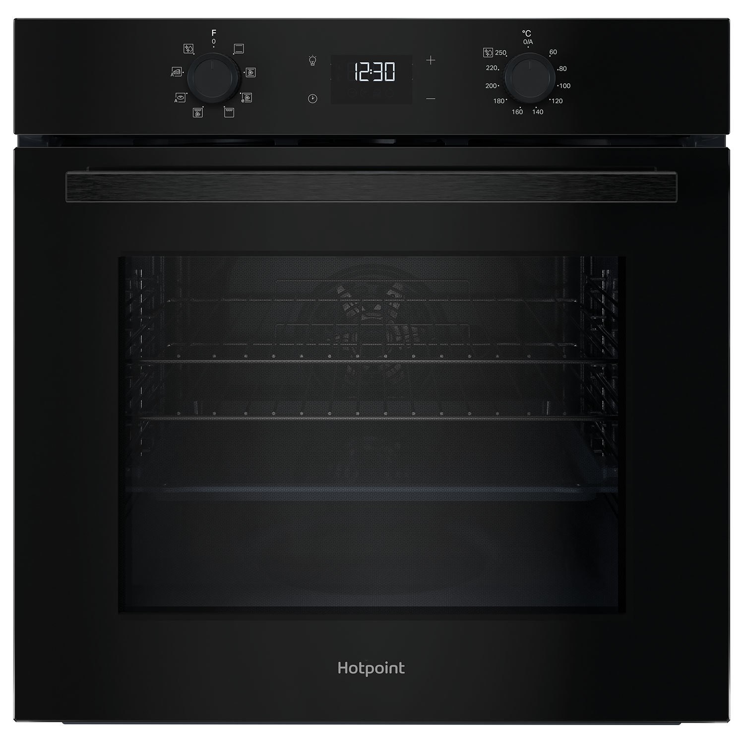 Hotpoint Class 2 HO455HBUK Electric Fan Assisted Single Oven - Black