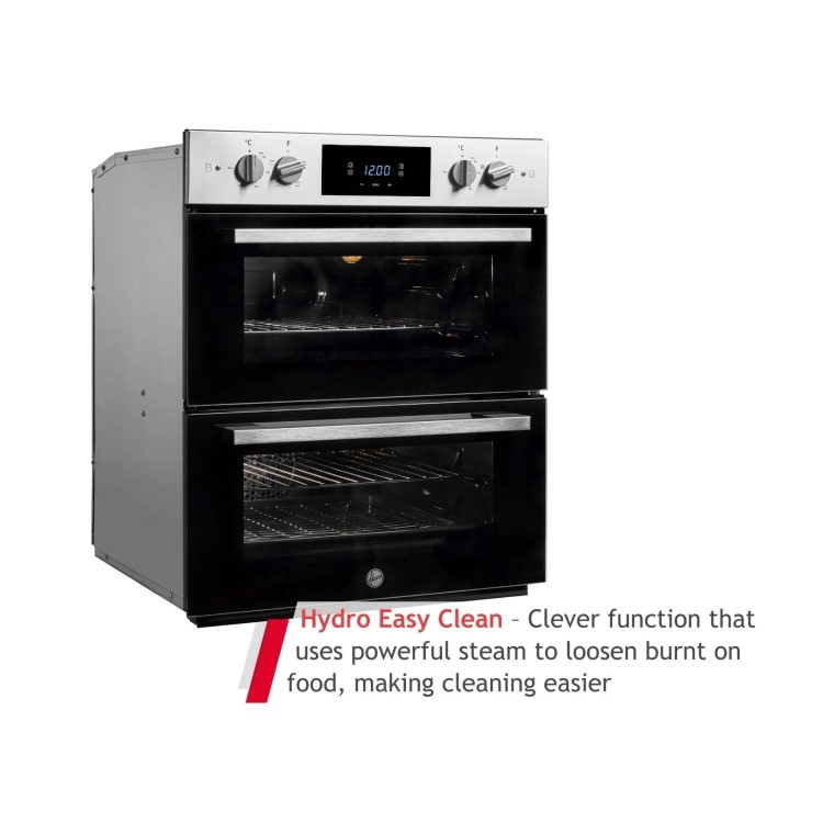 Hoover HO7DC3B308IN Built-In Double Oven - Stainless Steel - Image 4