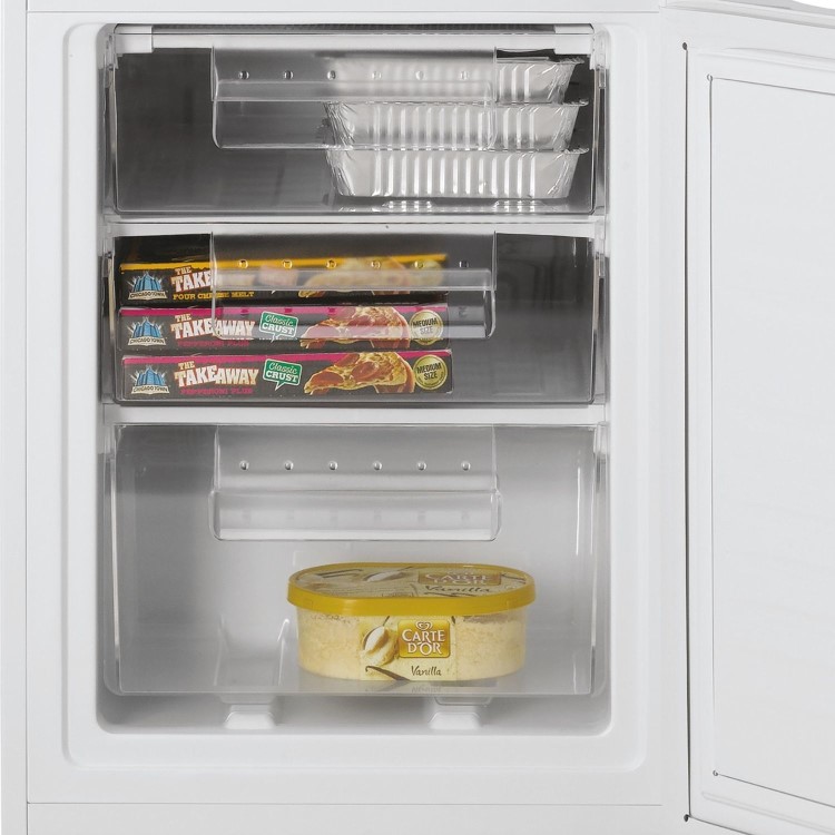 Hoover H-300 185 Litre 50/50 Freestanding Fridge Freezer - White - Image 4