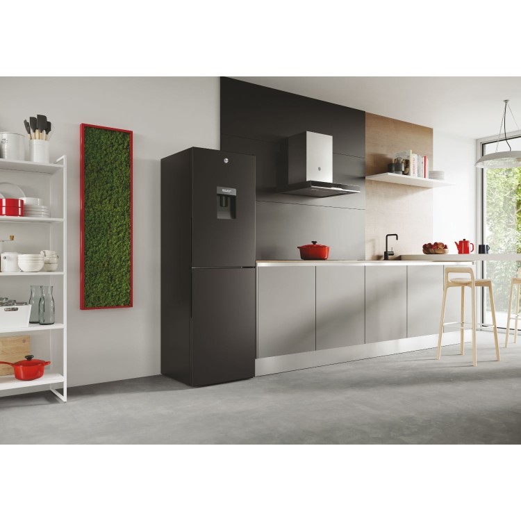 Hoover 246 Litre 50/50 Freestanding Fridge Freezer - Black - Image 7