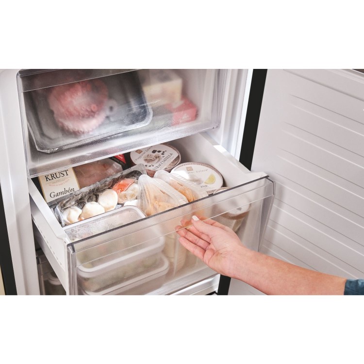 Hoover H-COMBI 300 355 Litre 60/40 Freestanding Fridge Freezer - Black - Image 6