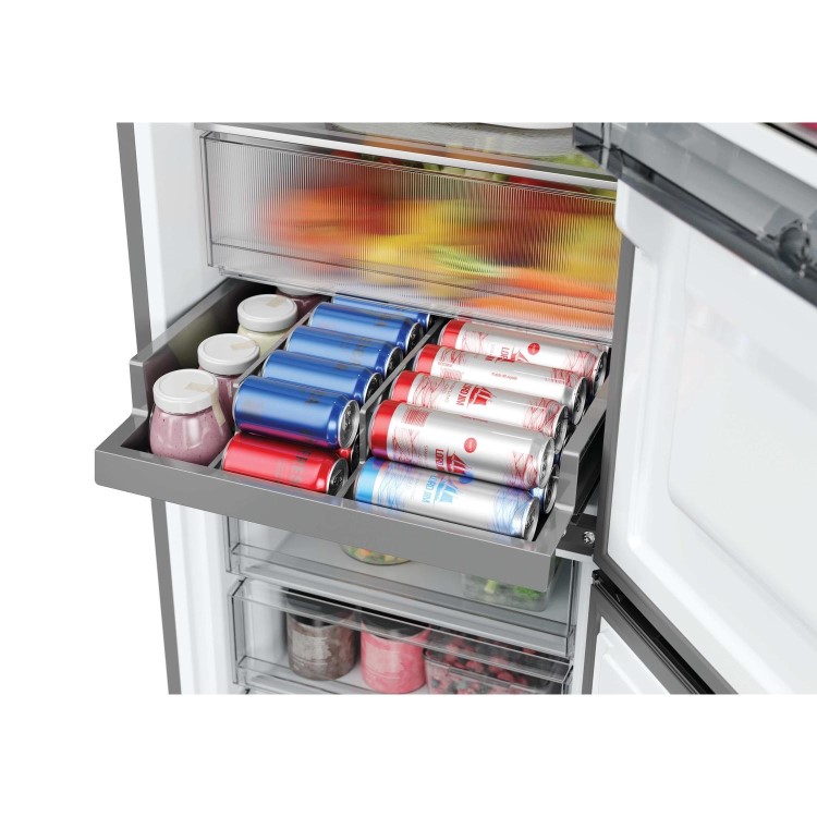 Hoover 306 Litre 50/50 Freestanding Fridge Freezer - Inox - Image 10