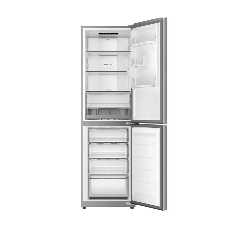 Hoover 306 Litre 50/50 Freestanding Fridge Freezer - Inox - Image 3