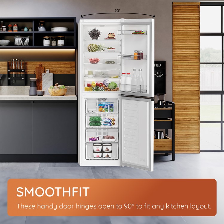 Hotpoint 316 Litre 60/40 Freestanding Fridge Freezer - Stainless Steel - Image 7