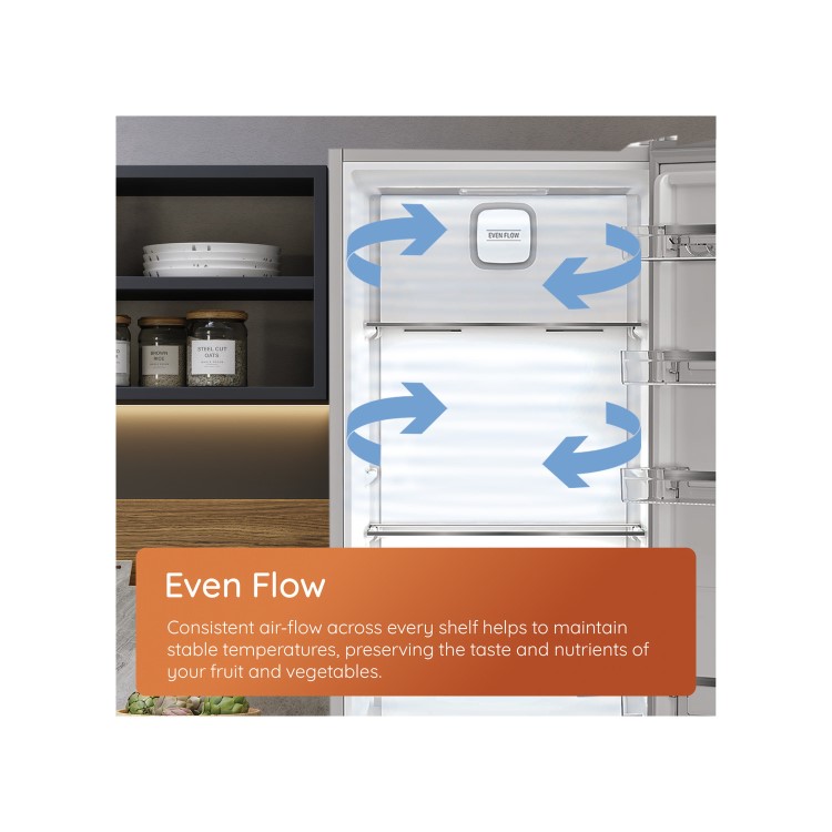 Hotpoint 316 Litre 60/40 Freestanding Fridge Freezer - Inox - Image 9