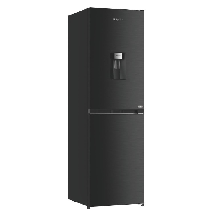 Hotpoint 244 Litre 50/50 Freestanding Fridge Freezer - Black Steel - Image 2