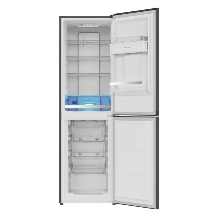 Hotpoint 244 Litre 50/50 Freestanding Fridge Freezer - Black Steel - Image 3