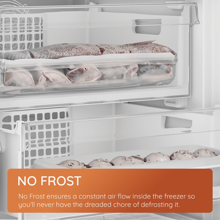Hotpoint 270 Litre 50/50 Freestanding Fridge Freezer - Silver - Image 9
