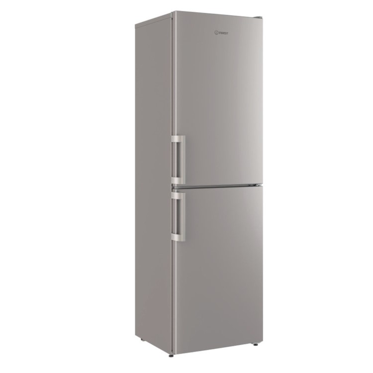 Indesit 287 Litre 50/50 Freestanding Fridge Freezer - Silver - Image 2