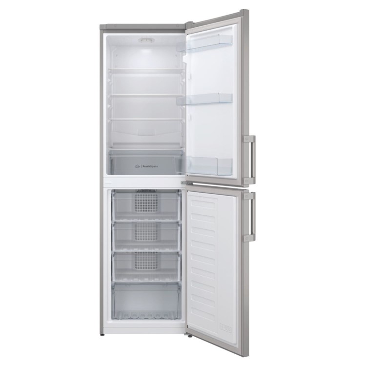 Indesit 287 Litre 50/50 Freestanding Fridge Freezer - Silver - Image 3