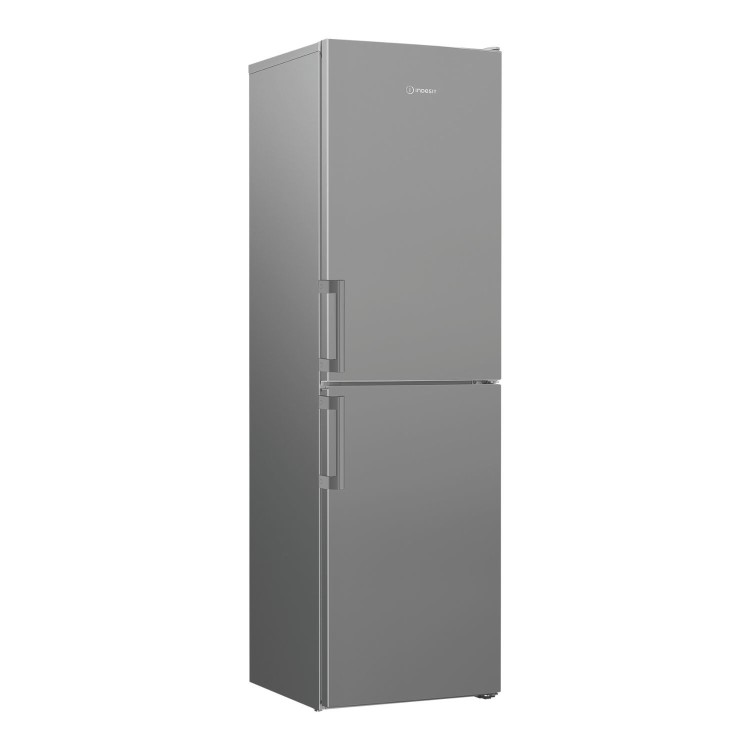 Indesit 270 Litre 50/50 Freestanding Fridge Freezer - Silver - Image 2