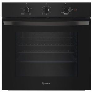 Indesit IO232HBUK Electric Conventional Single Oven - Black
