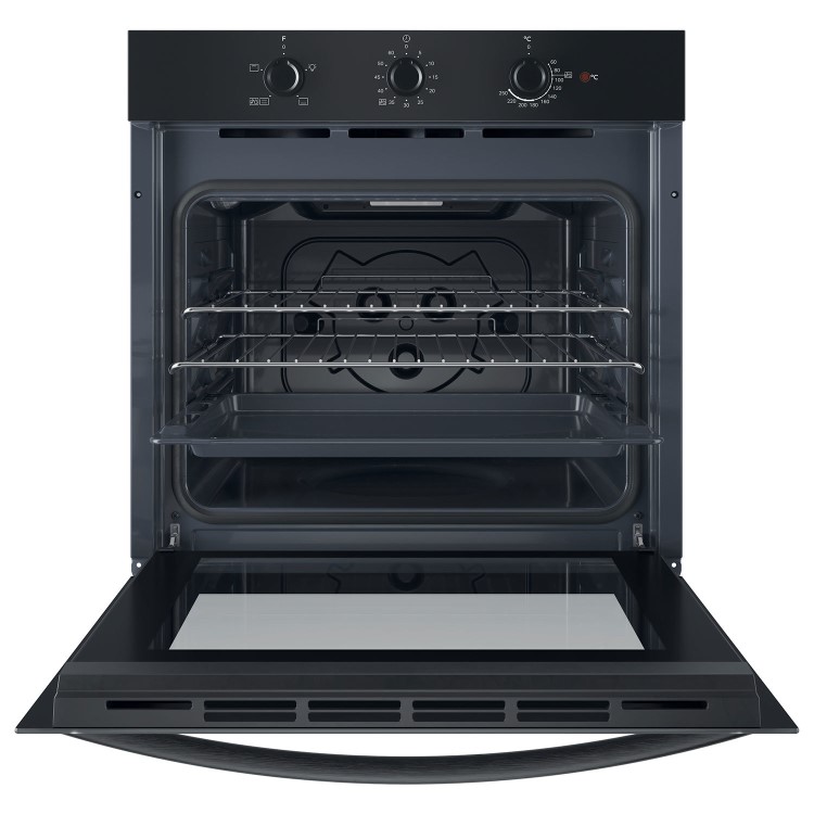 Indesit IO232HBUK Electric Conventional Single Oven - Black - Image 3