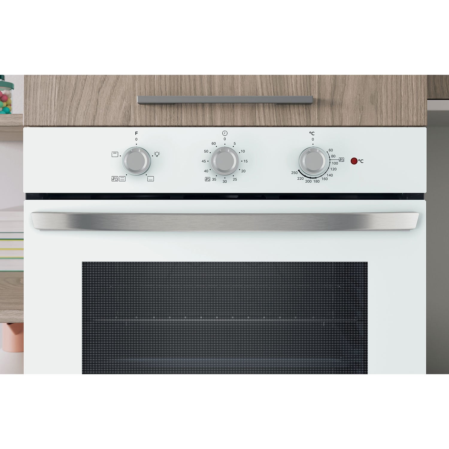 Indesit IO232HW Electric Conventional Single Oven - White - Image 3