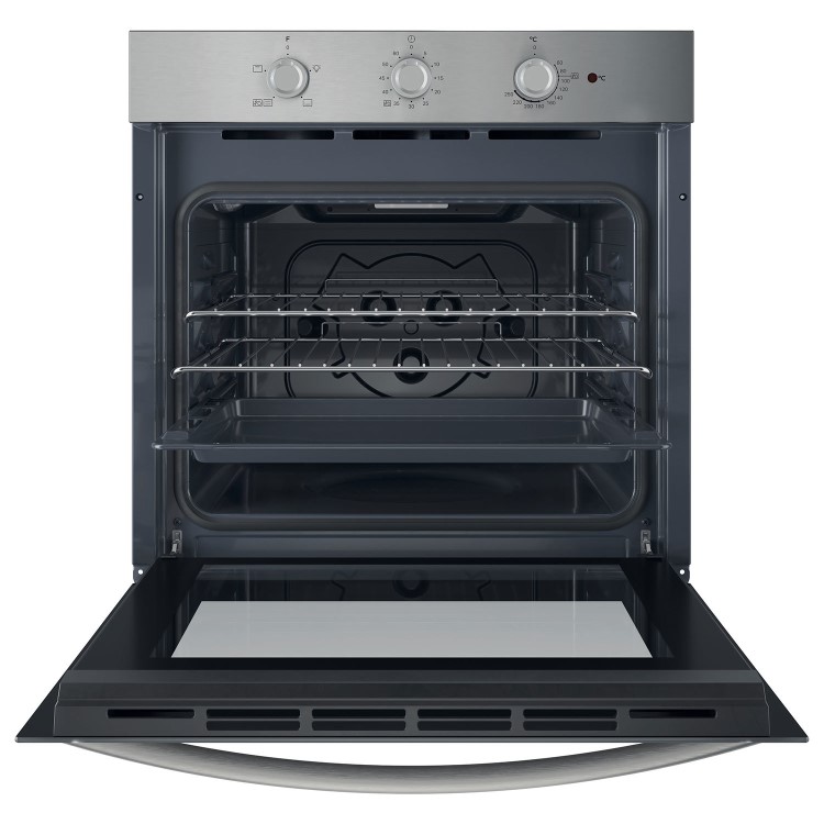 Indesit IO232HXUK Electric Conventional Single Oven - Stainless Steel - Image 3