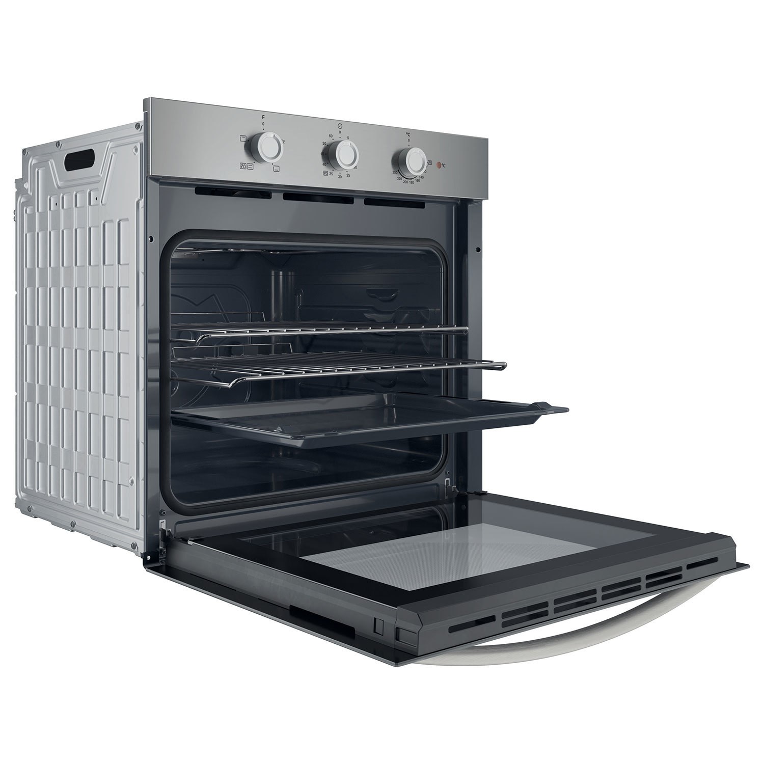 Indesit IO232HXUK Electric Conventional Single Oven - Stainless Steel - Image 7