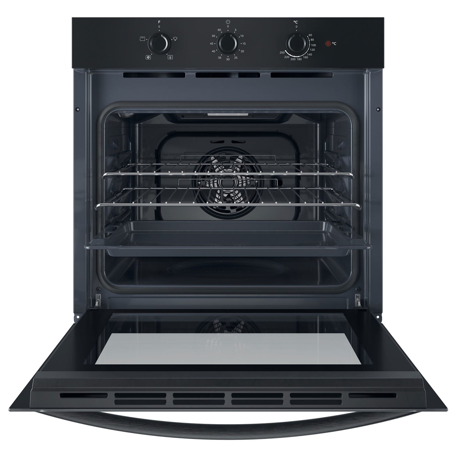 Indesit IO233BUK Click&Clean Electric Single Oven - Black - Image 5
