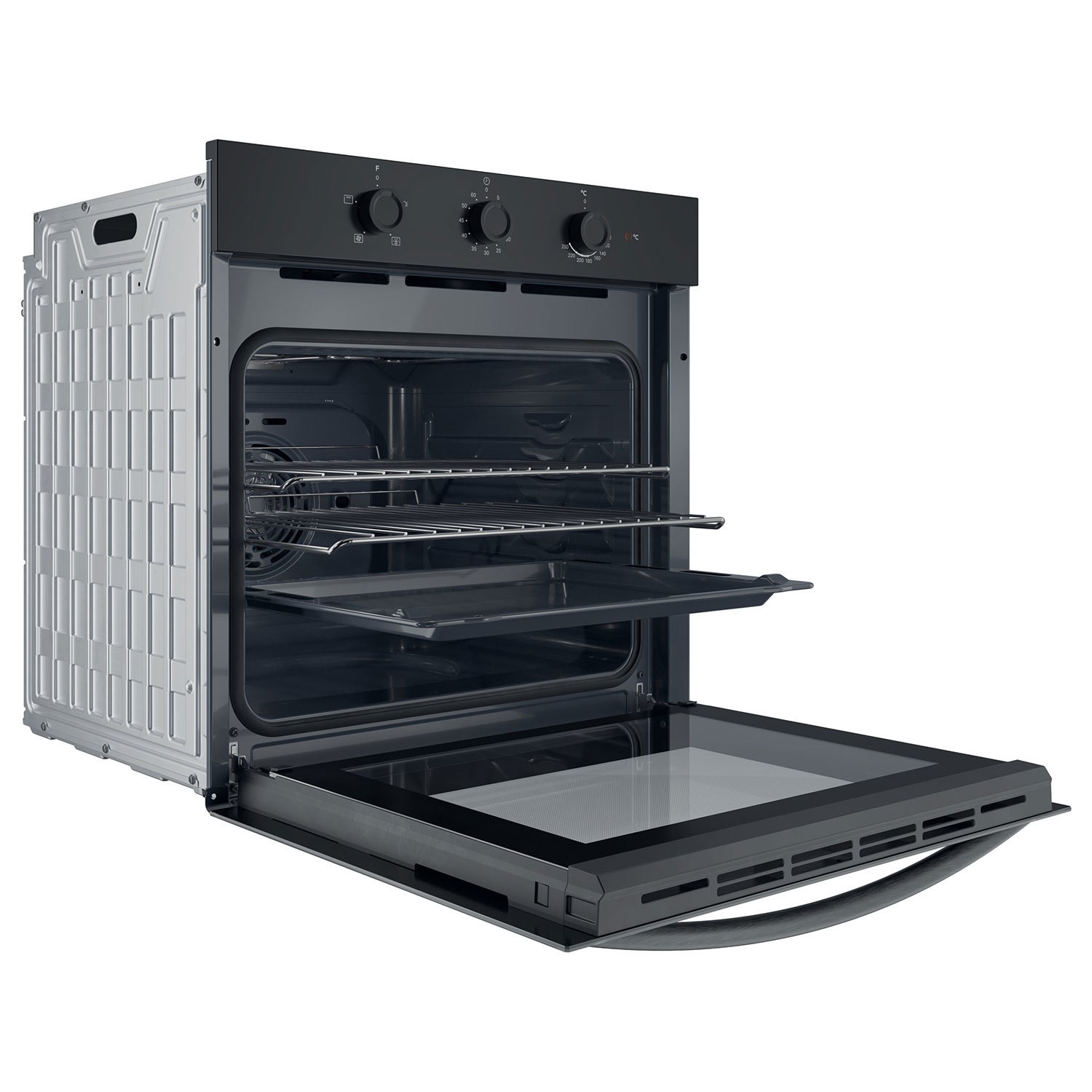 Indesit IO233BUK Click&Clean Electric Single Oven - Black - Image 4