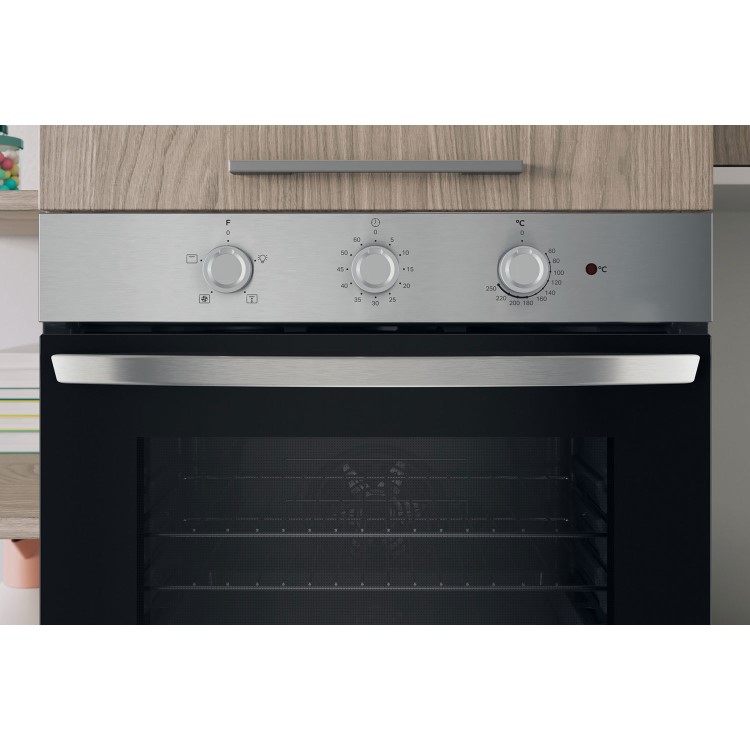 Indesit IO233XUK Click&Clean Electric Single Oven - Stainless Steel - Image 4