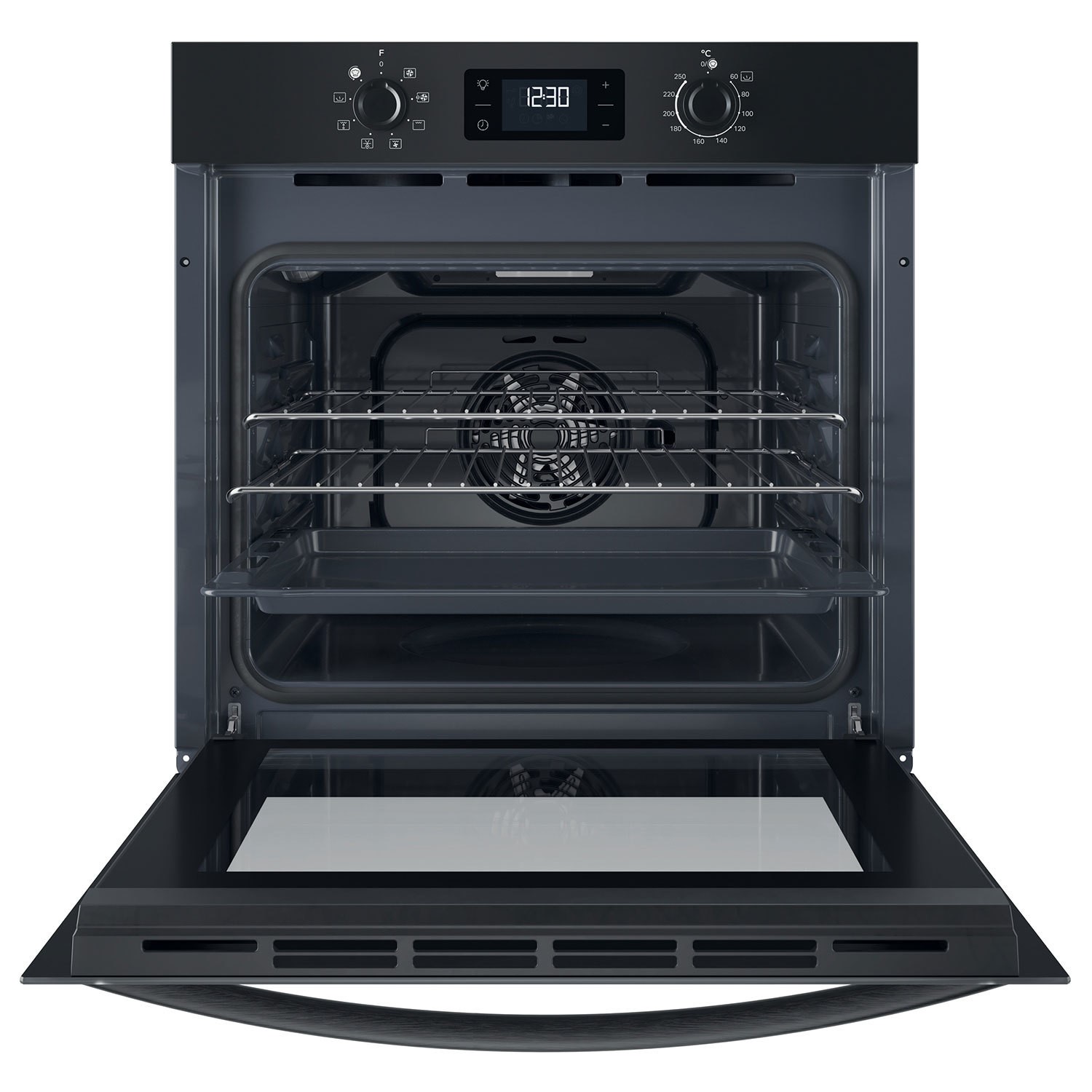 Indesit IO253BUK Turn&Go Electric Fan Single Oven - Black - Image 3