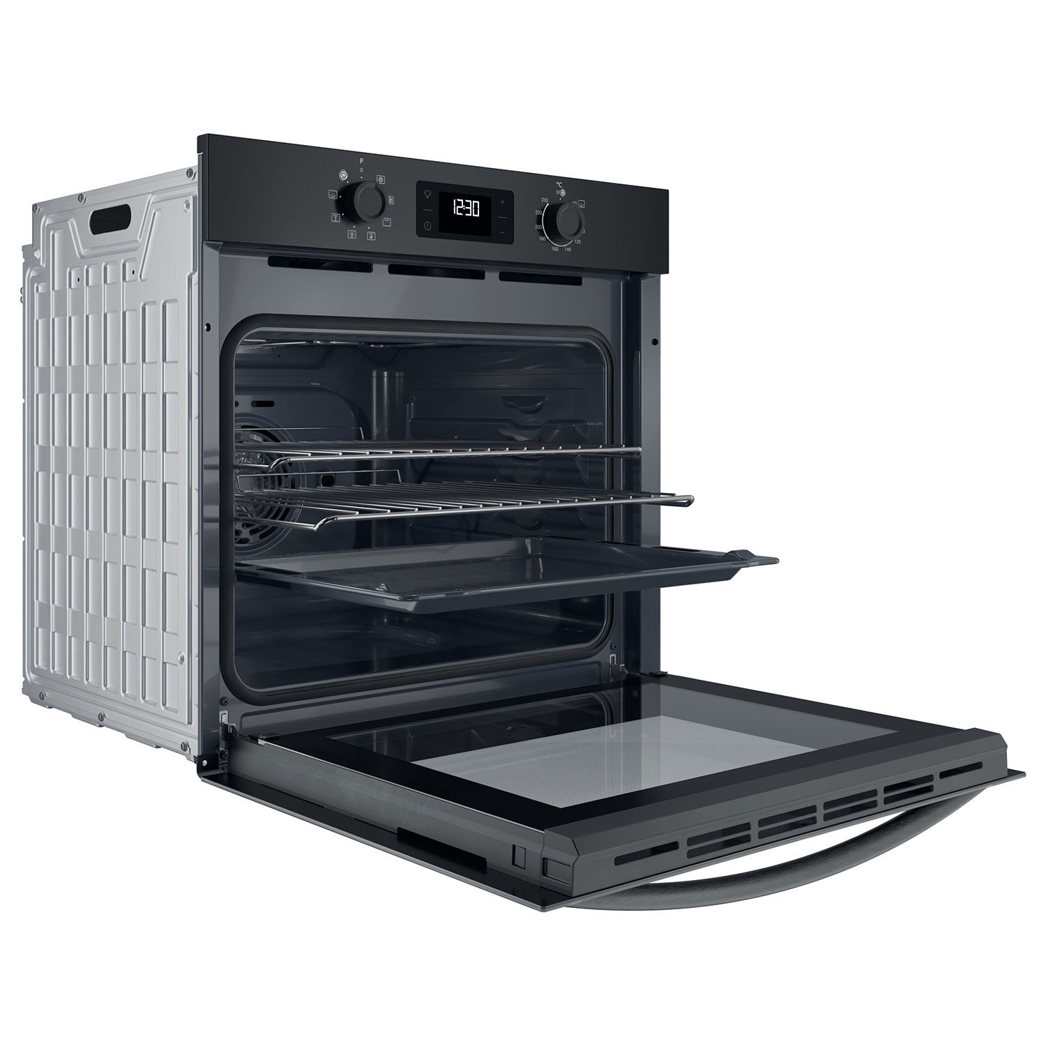 Indesit IO253BUK Turn&Go Electric Fan Single Oven - Black - Image 4