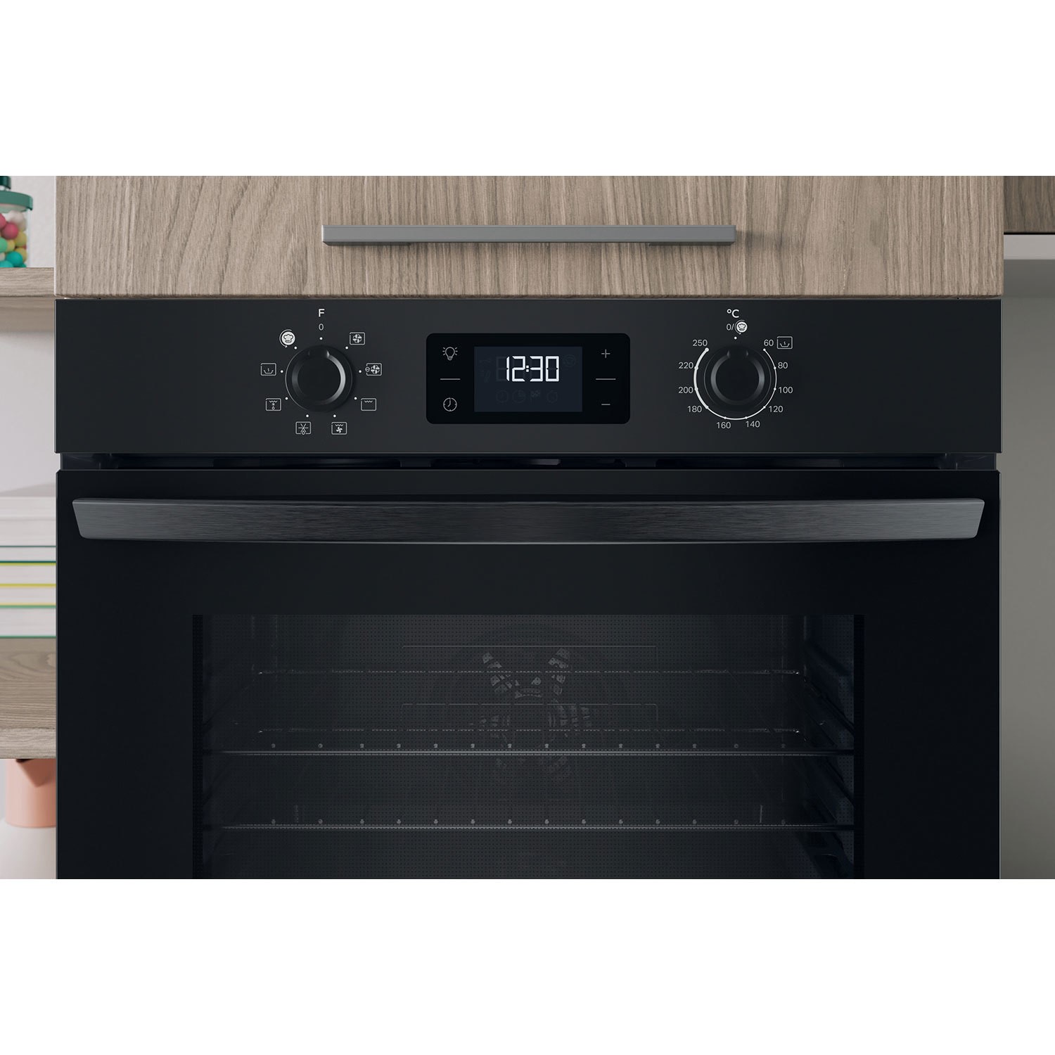 Indesit IO253BUK Turn&Go Electric Fan Single Oven - Black - Image 10