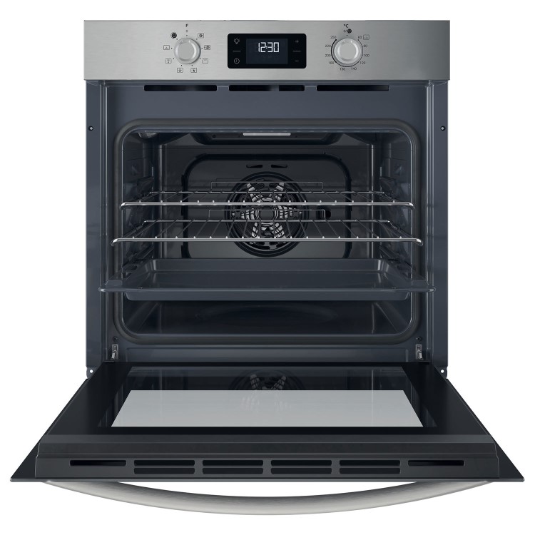 Indesit IO253XUK Turn&Go Electric Single Oven - Stainless Steel - Image 2