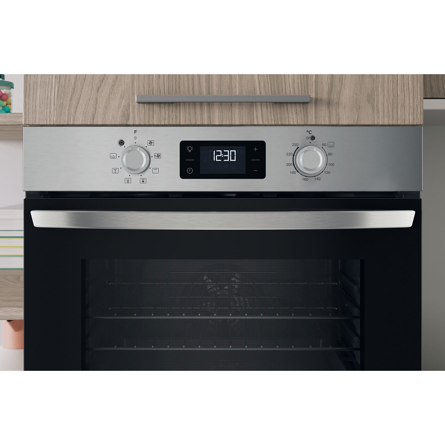 Indesit IO253XUK Turn&Go Electric Single Oven - Stainless Steel - Image 4