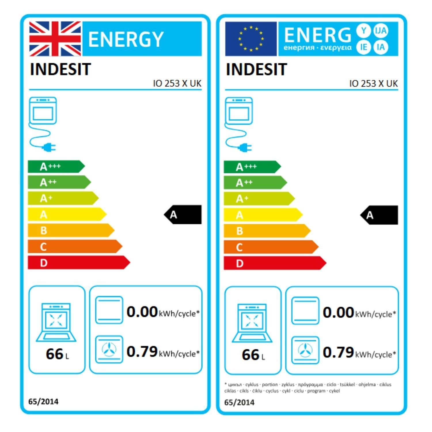 Indesit IO253XUK Turn&Go Electric Single Oven - Stainless Steel - Image 2