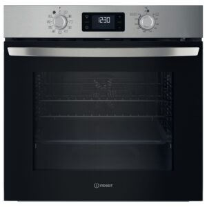 Indesit IO278P1XUK Turn&Go Electric Single Oven - Stainless Steel