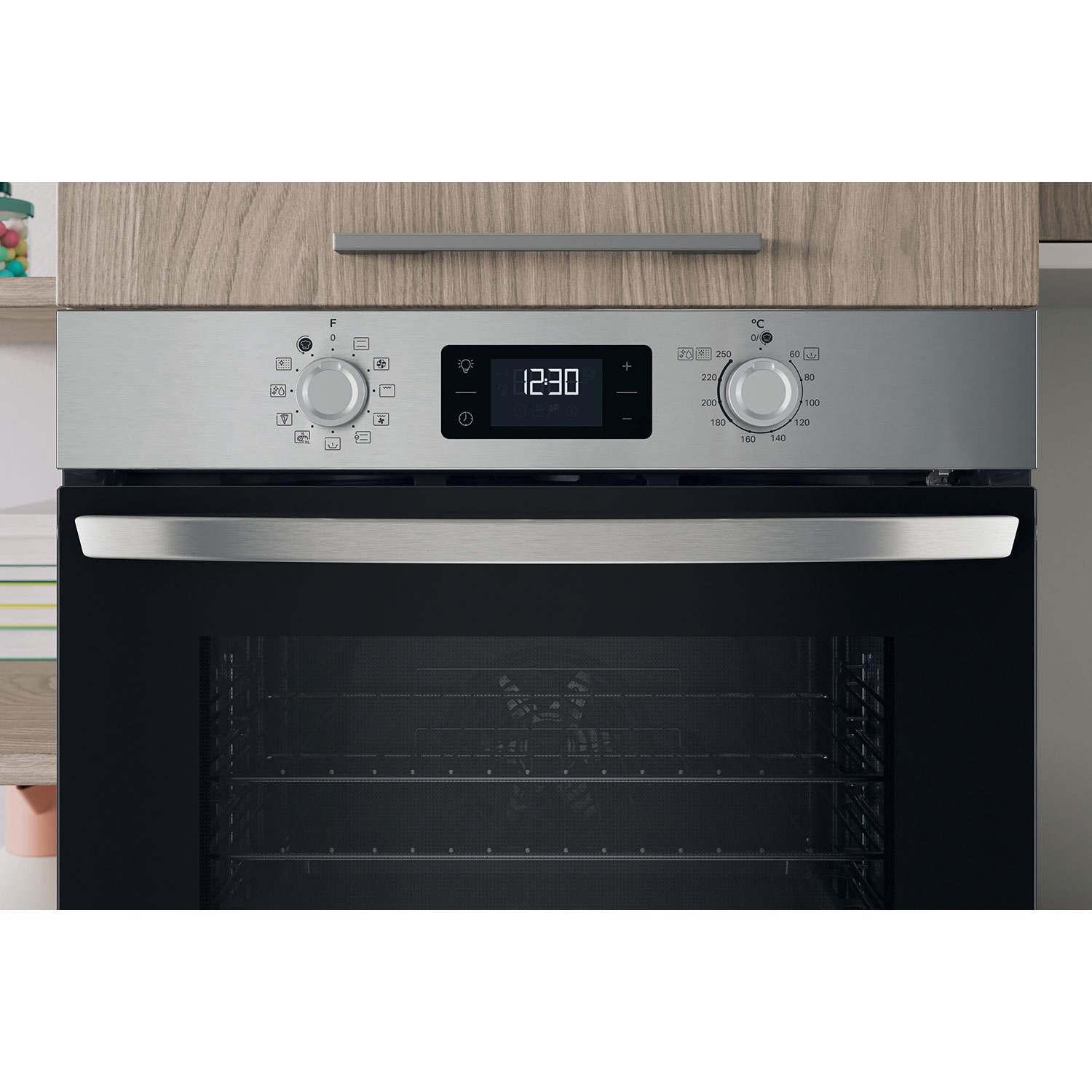Indesit IO278P1XUK Turn&Go Electric Single Oven - Stainless Steel - Image 6