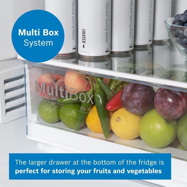 Bosch Serie 2 300 Litre 50/50 Freestanding Fridge Freezer Frost Free - Stainless Steel Look - Image 7