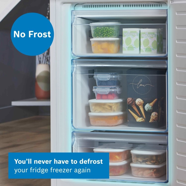Bosch Series 2 297 Litre 50/50 Freestanding Fridge Freezer - White - Image 4